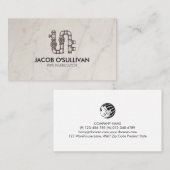 Carte De Visite Couche de tuyau de plomberie (Devant / Derrière)