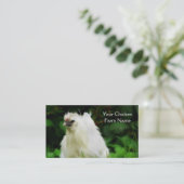 Carte De Visite Couche libre de chaîne de ferme de poulet ou (Debout devant)