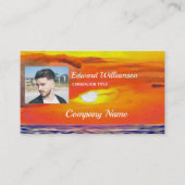 Carte De Visite Coucher de soleil 2443 (Devant)