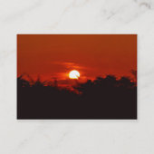 Carte De Visite Coucher de soleil au paradis (Dos)