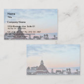 Carte De Visite Coucher de soleil de Del Coronado (Devant / Derrière)