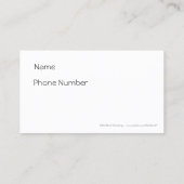 Carte De Visite Coucher de soleil de la prière de sérénité (Dos)