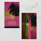 Carte De Visite Coucher de soleil de PixDezines (Devant / Derrière)