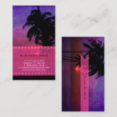 Carte De Visite Coucher de soleil de PixDezines (Devant / Derrière)