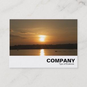 Carte De Visite Coucher de soleil sur la baie Cardiff