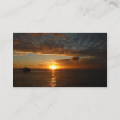 Carte De Visite Coucher de soleil sur la mer II (Dos)