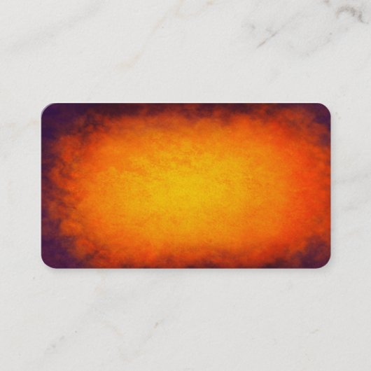 Carte De Visite Coucher de soleil violet et orange (Devant)