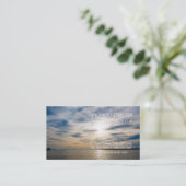 Carte De Visite Coucher du soleil (Debout devant)