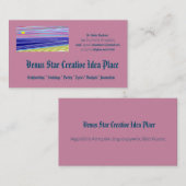 Carte De Visite Couchers du soleil d'océan (Devant / Derrière)