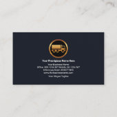 Carte De Visite Couches bleues simples et élégantes Déplacement de (Dos)