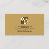 Carte De Visite Couches de circuits électroniques Retro Gold Elect (Dos)