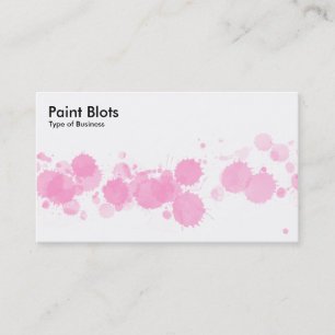 Carte De Visite Couches de peinture - rose