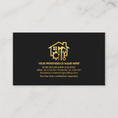 Carte De Visite Couches d'outils pour mannequin Gold Rooftop (Dos)