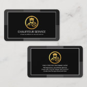 Carte De Visite Couches Monochromes Gris Créatives (Devant / Derrière)