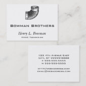 Carte De Visite Coude (Devant / Derrière)