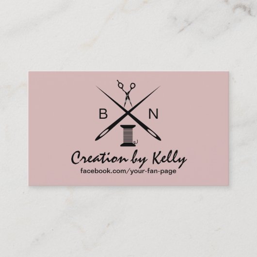 Carte De Visite Coudre des aiguilles et des filaments de marécage (Devant)