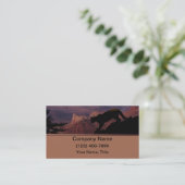 Carte De Visite Cougar et le Grand Canyon (Debout devant)