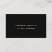 Carte De Visite Cougar et le Grand Canyon (Dos)