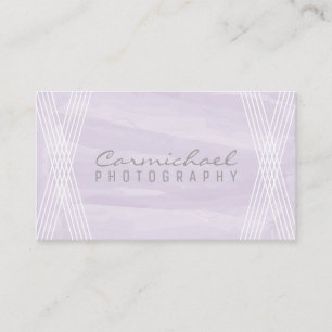 Carte de visite couleur aquarelle violet