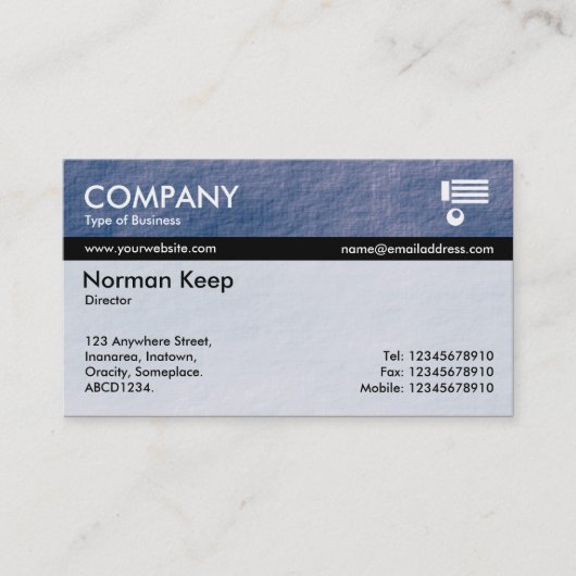 Carte De Visite Couleur - Bandré - Pierre Bleue (Devant)