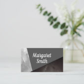 Carte De Visite Couleur Bloc Aquarelle moderne (Debout devant)