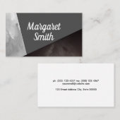 Carte De Visite Couleur Bloc Aquarelle moderne (Devant / Derrière)