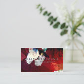 Carte De Visite Couleur brossée artistique (Debout devant)