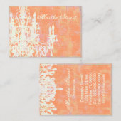 Carte De Visite COULEUR Chandelier Coco / PAPIER / TAILLE OPTIONS (Devant / Derrière)