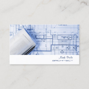 Carte De Visite Couleur de fond Architect/DIY tendance de PixDezin