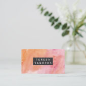 Carte De Visite Couleur de l'eau (Debout devant)