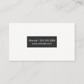 Carte De Visite Couleur de l'eau (Dos)