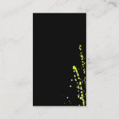 Carte De Visite Couleur de l'eau Vert éclatant (Dos)