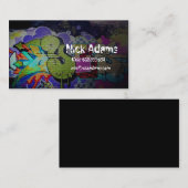 Carte De Visite Couleur de peinture de danseur de Hiphop ou de (Devant / Derrière)