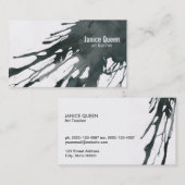 Carte De Visite Couleur d'eau (Devant / Derrière)