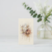 Carte De Visite Couleur d'eau de la mer de la côte tropicale (Debout devant)