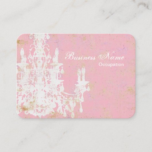 Carte De Visite COULEUR DU Lustre DE Coco / PAPIER / GRANDES OPTIO (Devant)