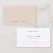 Carte De Visite Couleur élégante moderne et simple créative (Devant / Derrière)