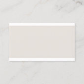 Carte De Visite Couleur élégante tendance Moderne Chic Simple Simp (Dos)