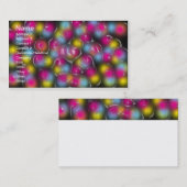 Carte De Visite Couleur en plastique (Devant / Derrière)