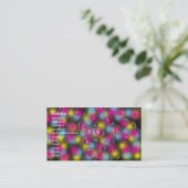 Carte De Visite Couleur en plastique (Debout devant)