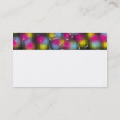 Carte De Visite Couleur en plastique (Dos)