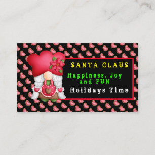 Carte De Visite Couleur et texte de la Personnaliser de Gnome du c