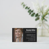 Carte De Visite Couleur faite sur commande d'entreprise (Debout devant)