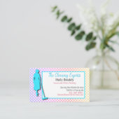 Carte de visite couleur femme (Debout devant)