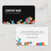 Carte De Visite Couleur géométrique (Devant / Derrière)