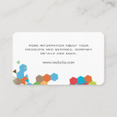 Carte De Visite Couleur géométrique (Dos)