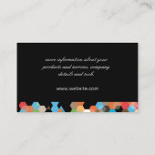 Carte De Visite Couleur géométrique (Dos)