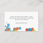 Carte De Visite Couleur géométrique (Dos)