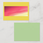 Carte De Visite Couleur illustrée (Devant / Derrière)