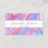 Carte De Visite Couleur Iridescente (Devant)